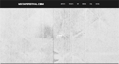 Desktop Screenshot of mixtapefestival.com